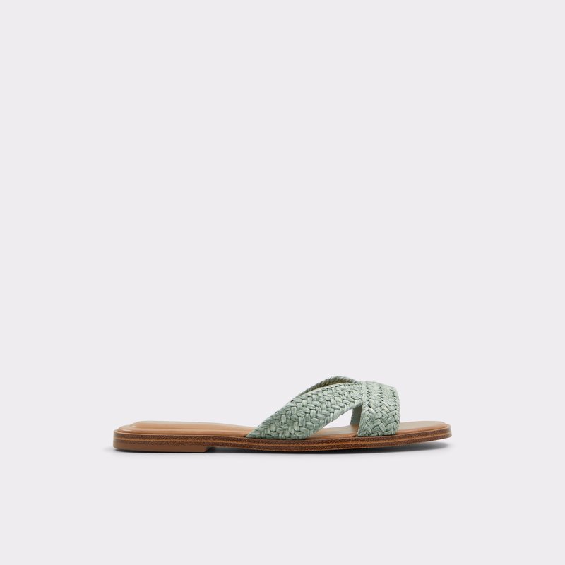 Aldo natikače CARIA TEX RAFFIA - zelena 1