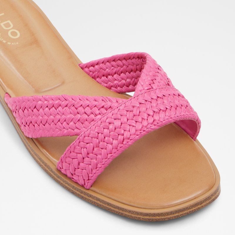Aldo natikače CARIA TEX RAFFIA - ružičasta 4