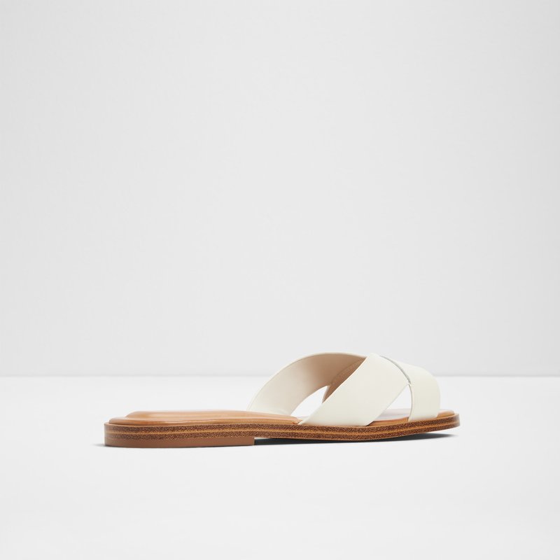 Aldo natikače CARIA LEA SMOOTH - bijela 2