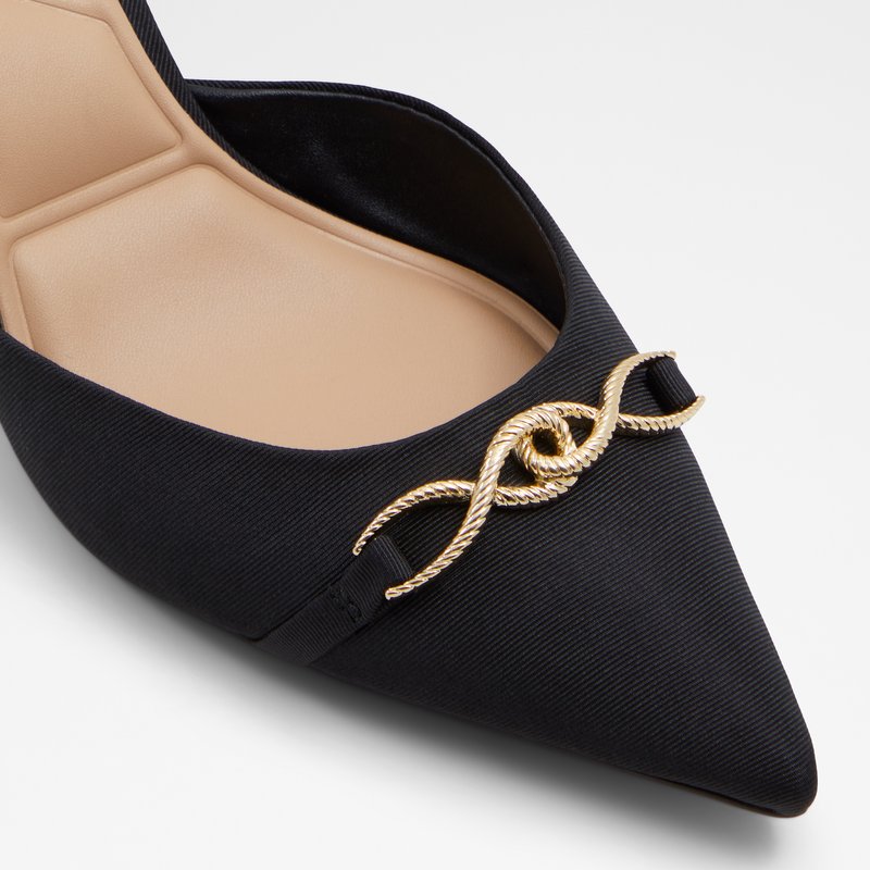 Aldo cipele na srednje visoku petu CARNFORTH TEX GROSGRAIN - crna 4