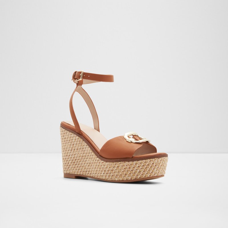 Aldo espadrile na punu petu CARRABRIRIA SYN SMOOTH - smeđa 3