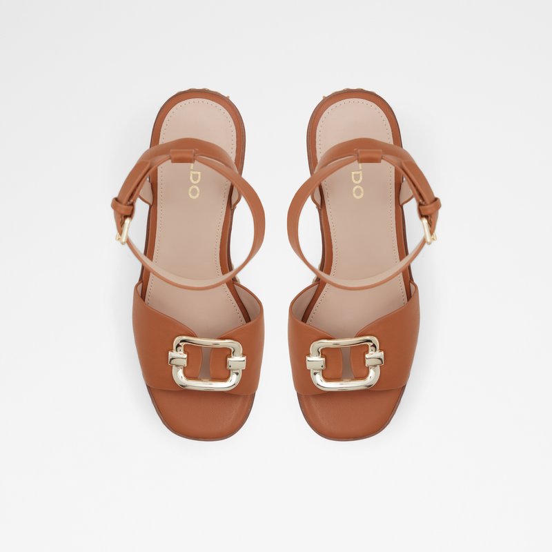 Aldo espadrile na punu petu CARRABRIRIA SYN SMOOTH - smeđa 5