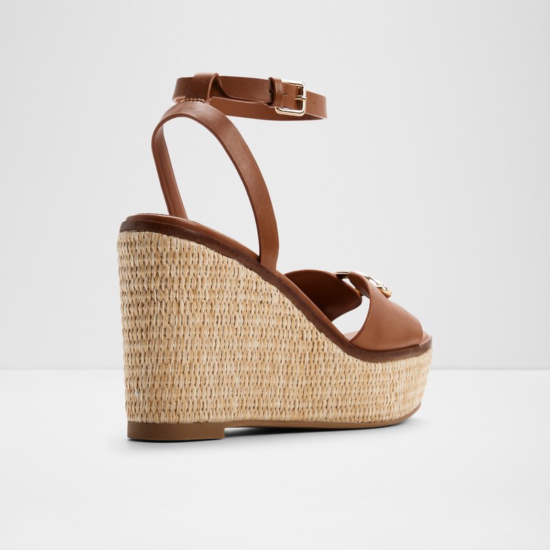 Aldo sandale na punu petu CARRABRIRIEL SYN SMOOTH - smeđa 2