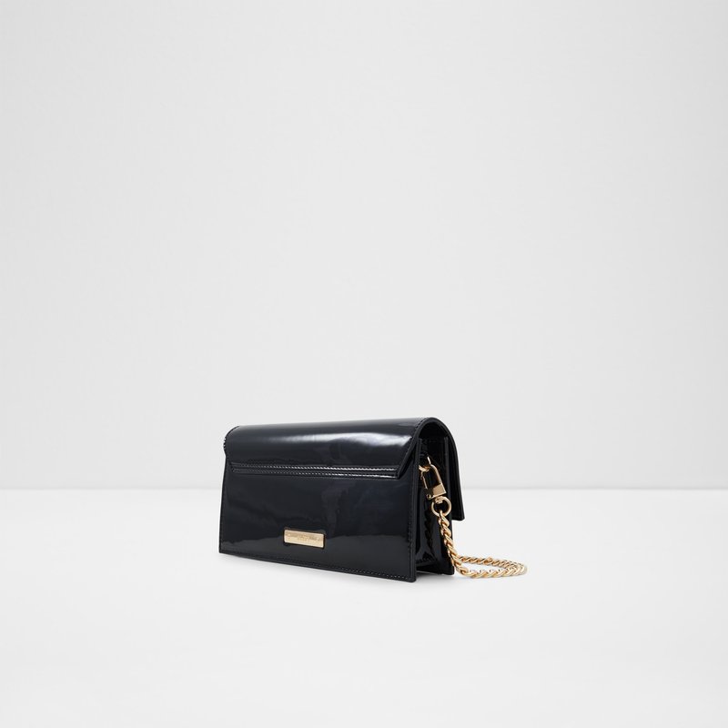 Aldo večernja torbica za nošenje na ramenu CARRENTAR_SE SYN PATENT - crna 2