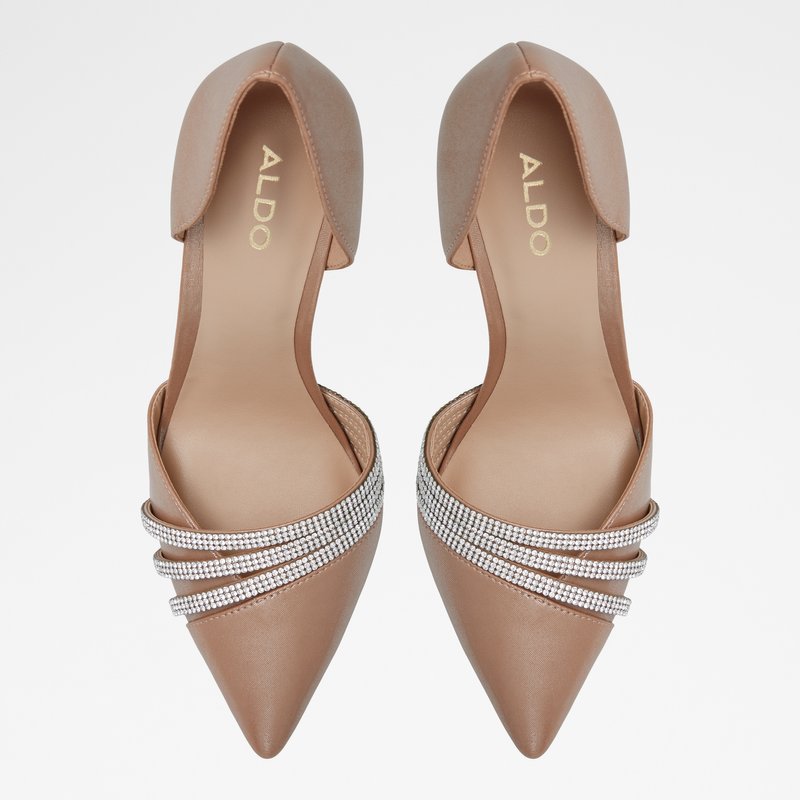 Aldo salonke na srednje visoku petu CARYY SYN METALLIC - smeđa 2