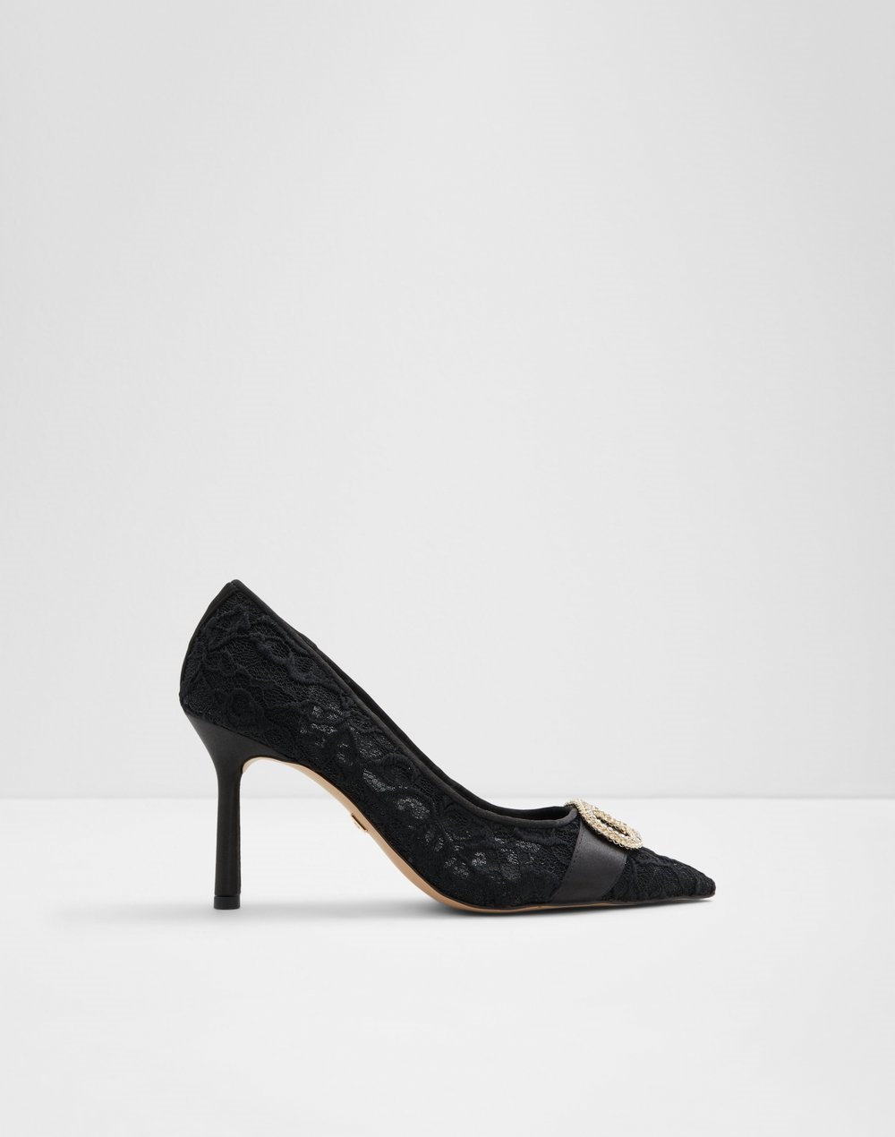 Aldo salonke na srednje visoku petu CAVETTA TEX LACE - crna
