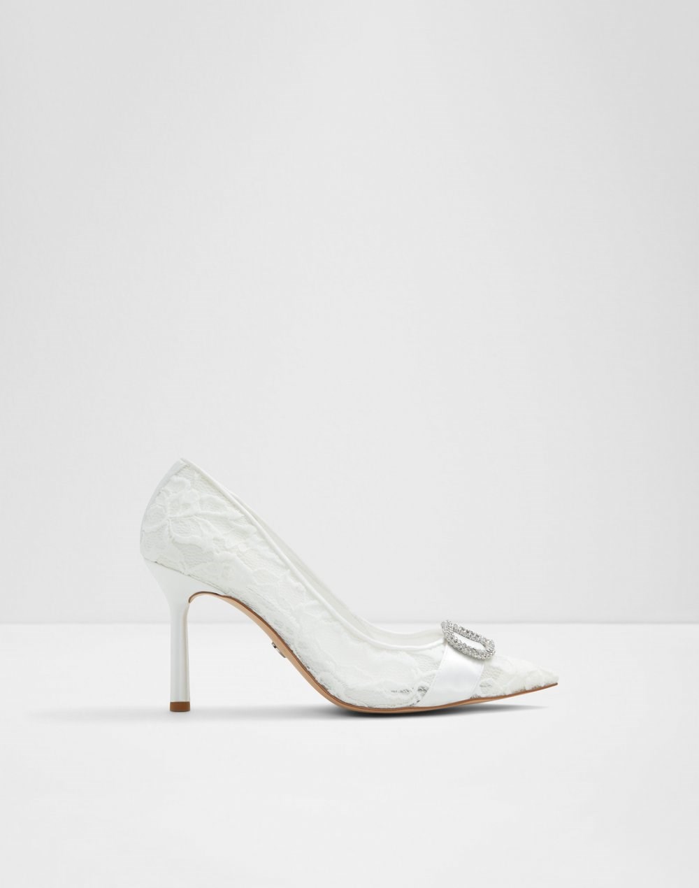 Aldo salonke na srednje visoku petu CAVETTA TEX LACE - bijela