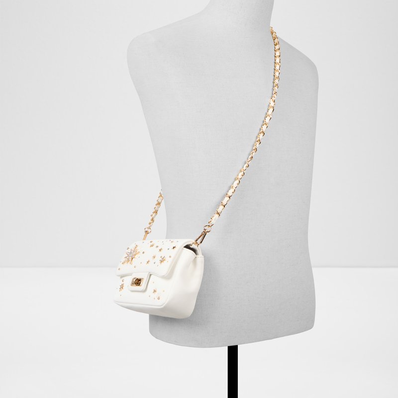 Aldo torbica za nošenje na ramenu CELESTIALBAG SYN MIX MAT - bijela 3