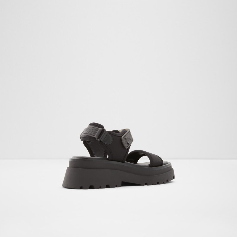 Aldo ravne sandale CENDRIX TEX MIX MAT - crna 6