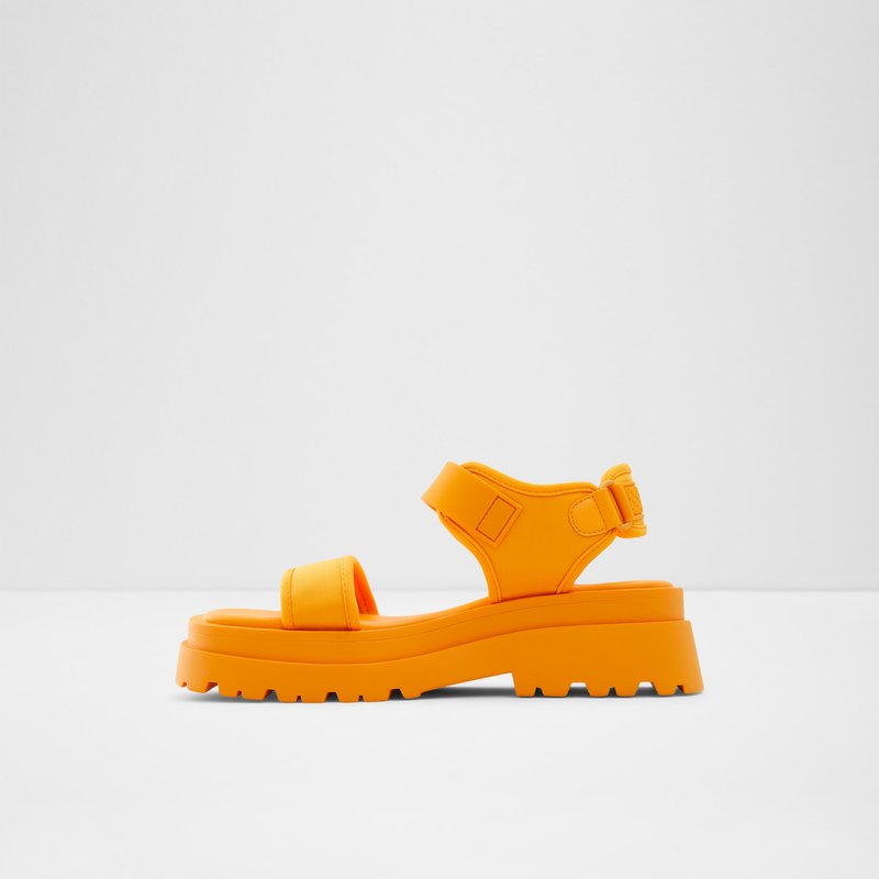 Aldo ravne sandale CENDRIX TEX MIX MAT - narančasta 4