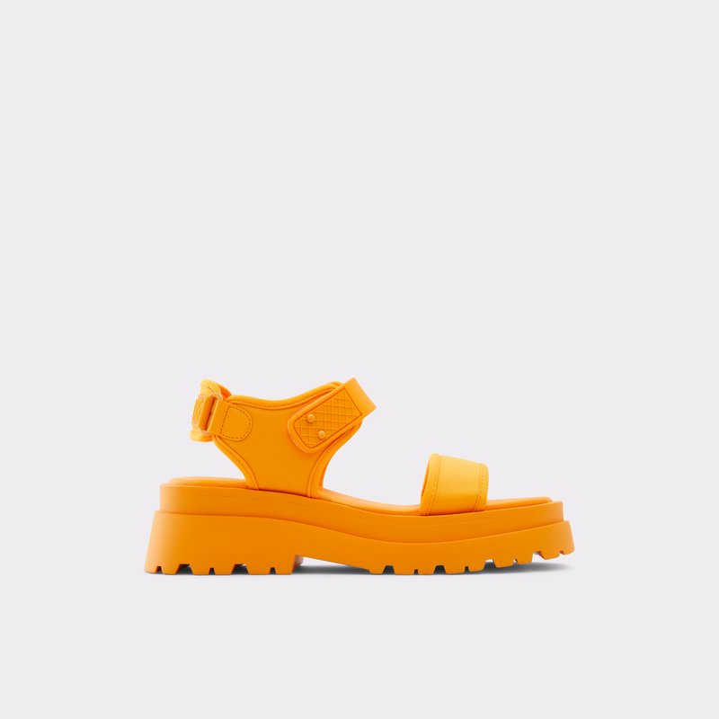 Aldo ravne sandale CENDRIX TEX MIX MAT - narančasta 1