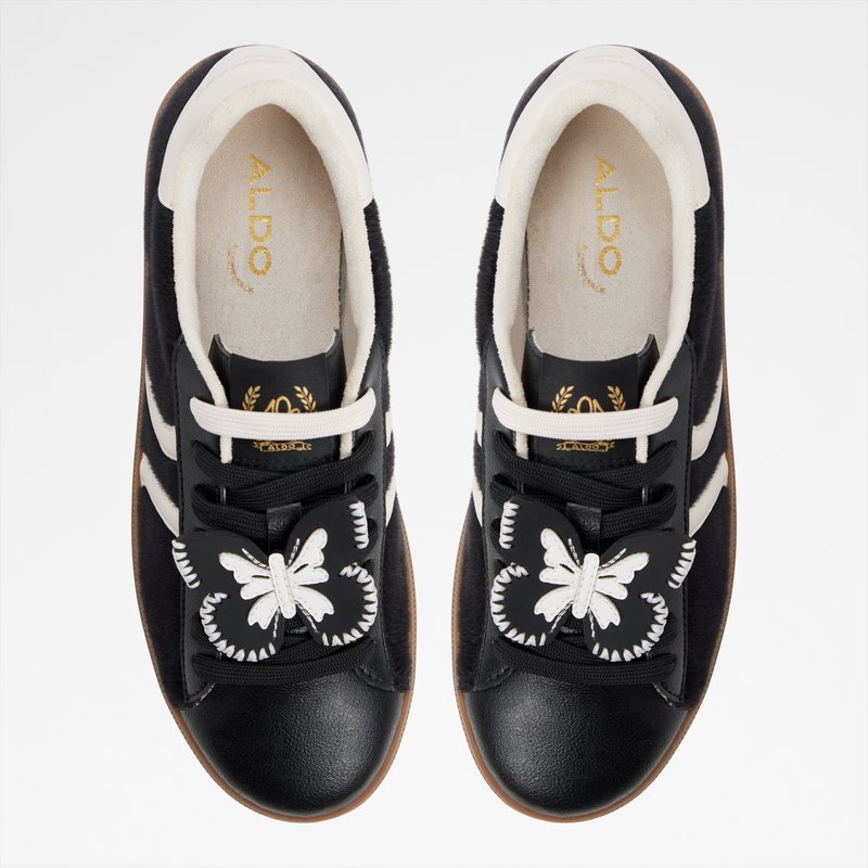 Aldo ženske tenisice CHICSNEAKER2 SYN PONY HAIR - crna 5