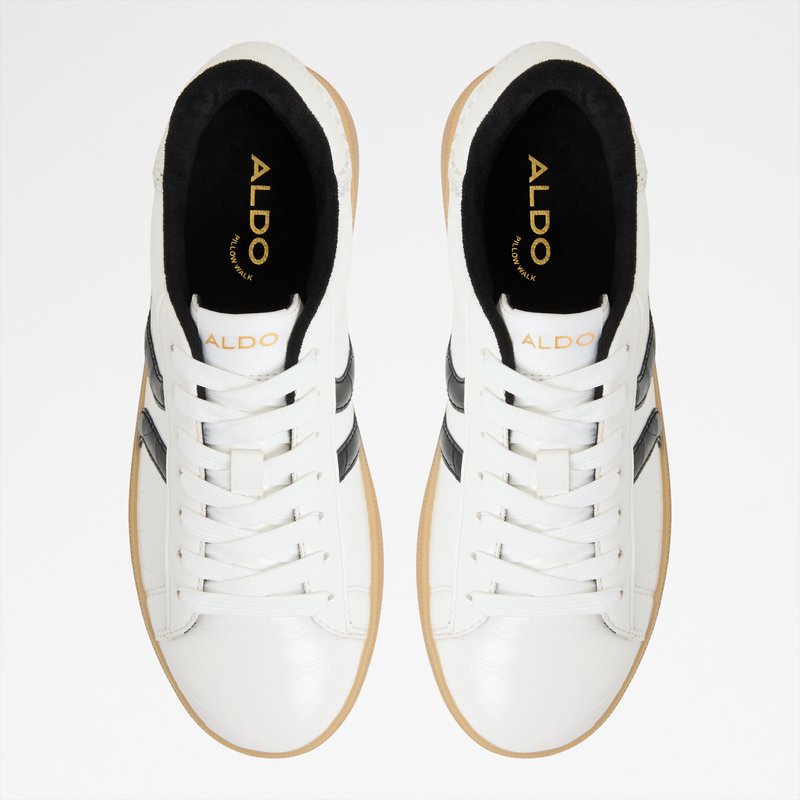 Aldo ženske tenisice CHICSNEAKER2 SYN EMB CROCO - bijela 5