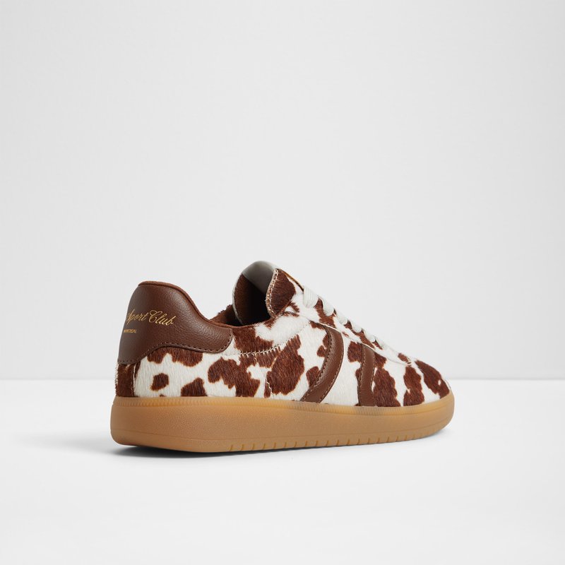 Aldo ženske tenisice CHICSNEAKER LEA PONY HAIR - smeđa 2