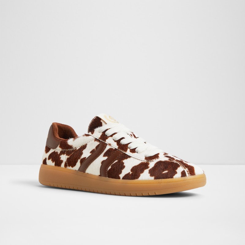Aldo ženske tenisice CHICSNEAKER LEA PONY HAIR - smeđa 3