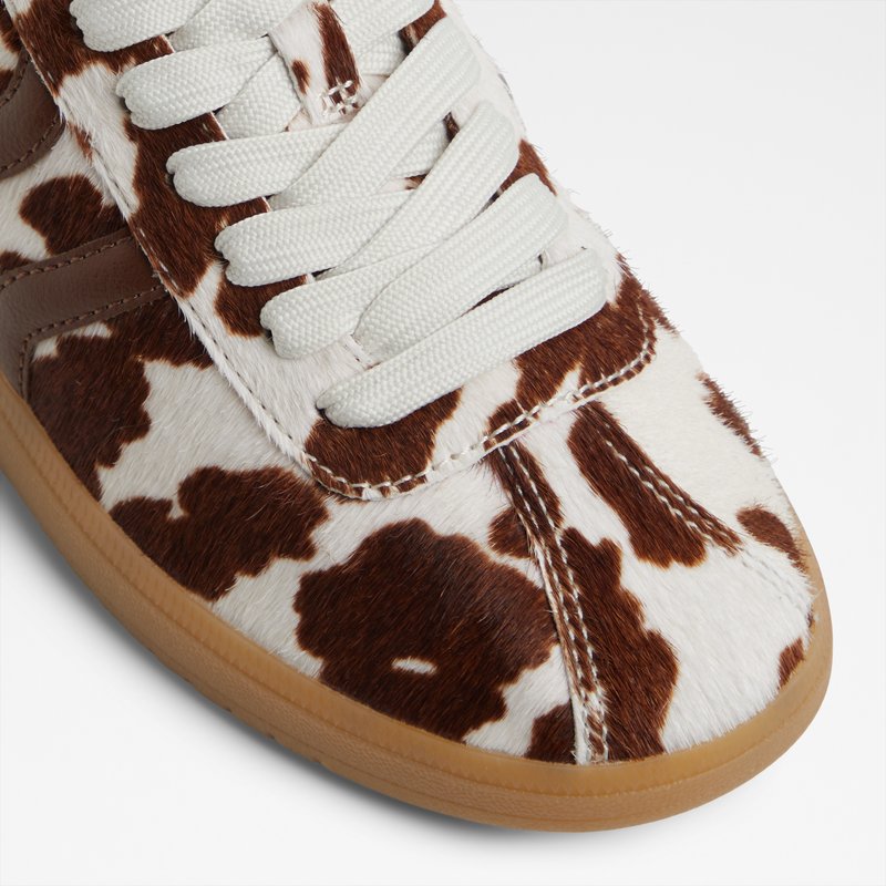 Aldo ženske tenisice CHICSNEAKER LEA PONY HAIR - smeđa 6