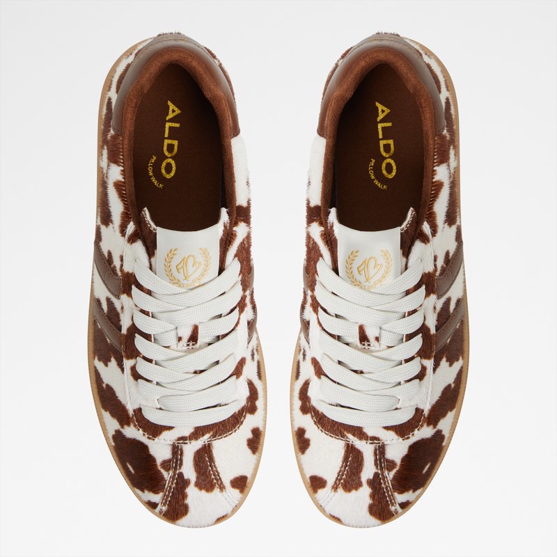 Aldo tenisice CHICSNEAKER LEA PONY HAIR - smeđa 5