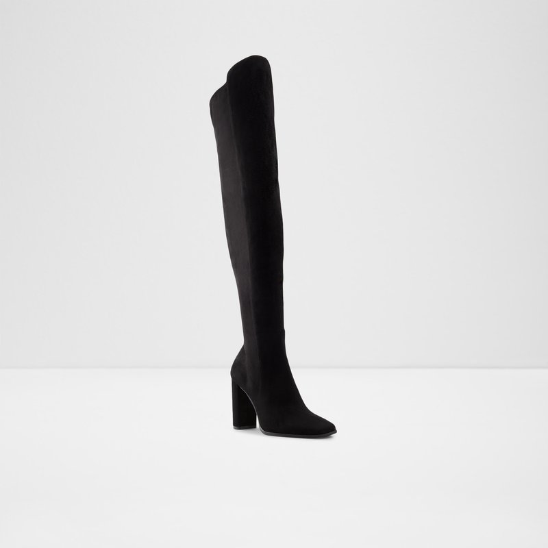 Aldo čizme preko koljena CHOAN TEX MICROFIBRE - crna 3