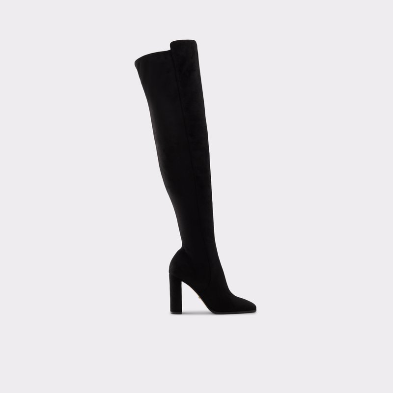 Aldo čizme preko koljena CHOAN TEX MICROFIBRE - crna 1