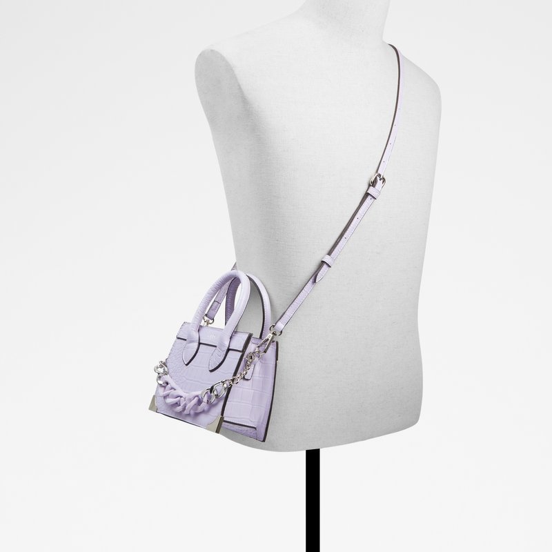 Aldo torba za nošenje u ruci CHOHAMAS SYN EMB CROCO - ljubičasta 4