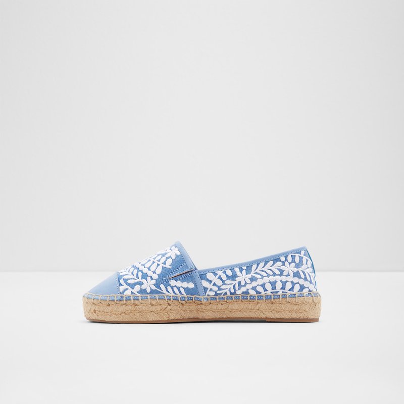 Aldo plave ženske espadrile s izvezenim detaljima CINCO TEX CANVAS - plava 4