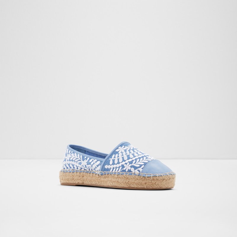 Aldo plave ženske espadrile s izvezenim detaljima CINCO TEX CANVAS - plava 3