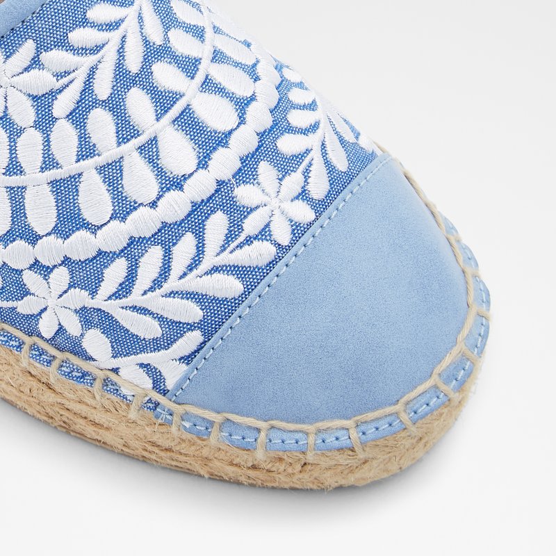 Aldo plave ženske espadrile s izvezenim detaljima CINCO TEX CANVAS - plava 5