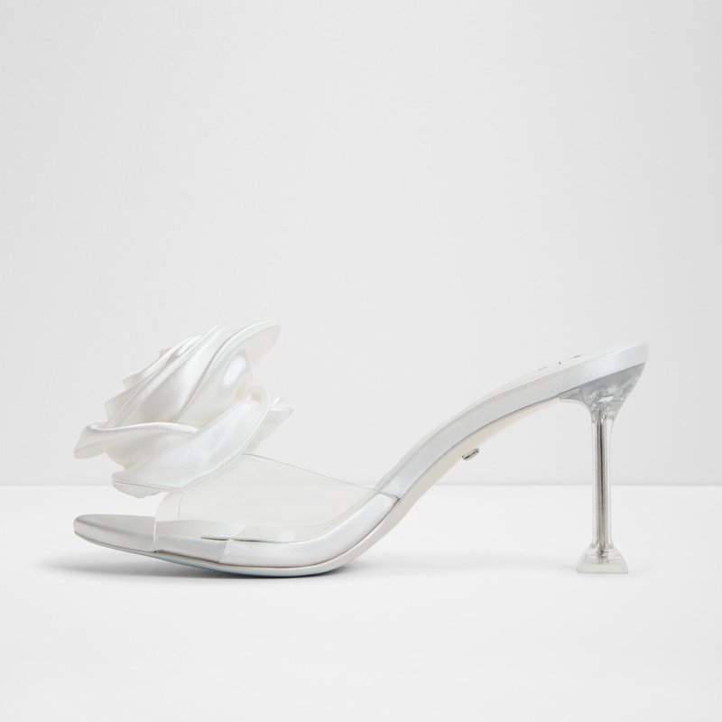 Aldo disney x aldo natikače na visoku petu CINDERELLAMULE SYN CLEAR TPU - bijela