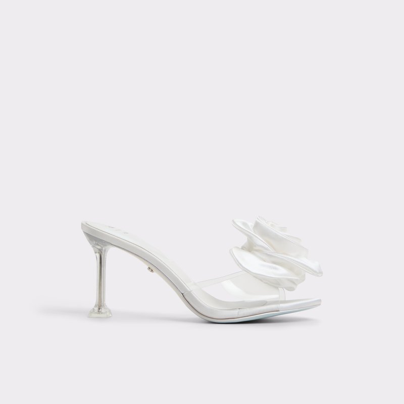 Aldo disney x aldo natikače na visoku petu CINDERELLAMULE SYN CLEAR TPU - bijela