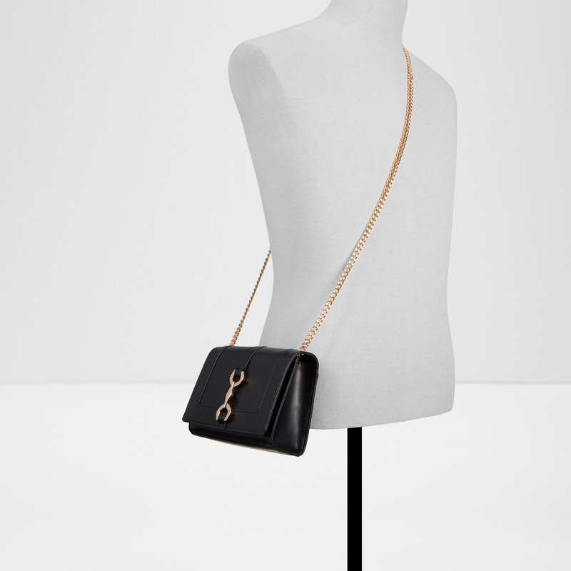 Aldo torbica za nošenje na ramenu CLAIRISSIA SYN MIX MAT - crna 3