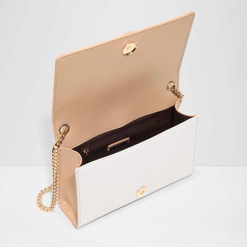 Aldo torbica za nošenje na ramenu CLAIRISSIA SYN MIX MAT - bijela 2