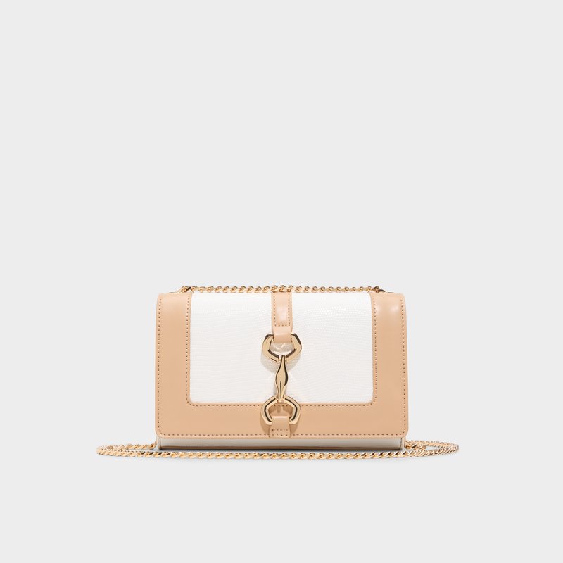 Aldo torbica za nošenje na ramenu CLAIRISSIA SYN MIX MAT - bijela 1