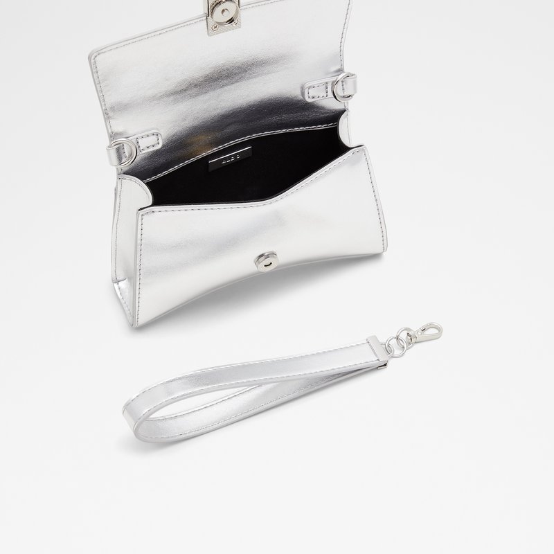 Aldo torbica za nošenje u ruci CLEEO SYN SMOOTH - srebrna 2