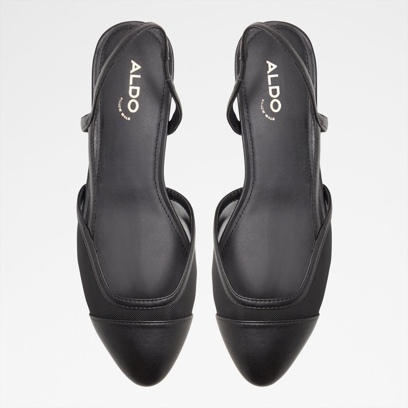 Aldo balerinke CLEMENTINNE TEX MESH - crna 5