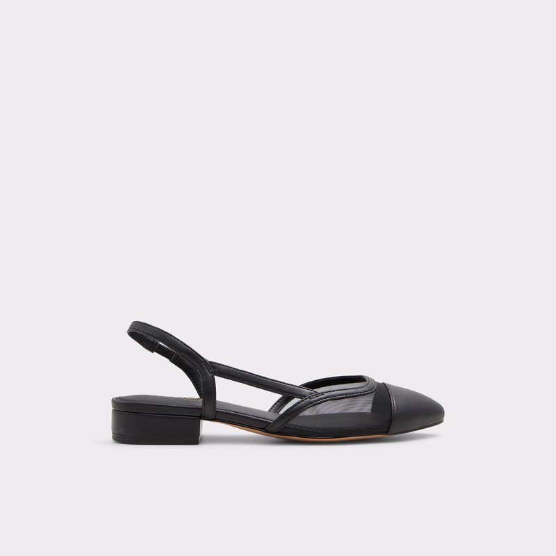 Aldo balerinke CLEMENTINNE TEX MESH - crna 1