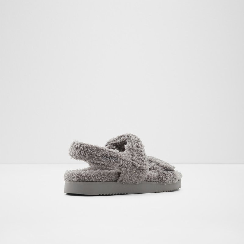 Aldo papuče CLOUD TEX FAUX FUR - siva 2