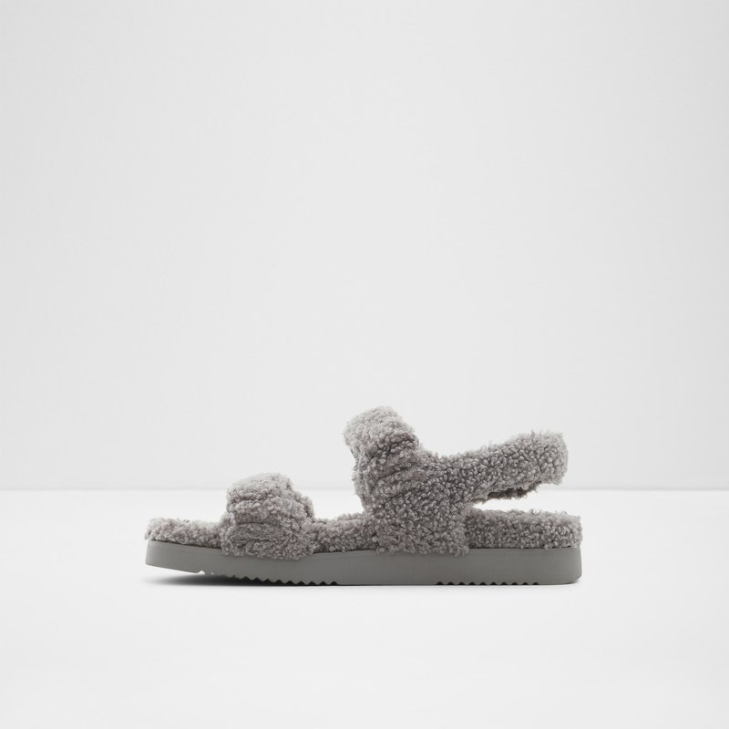 Aldo papuče CLOUD TEX FAUX FUR - siva 3