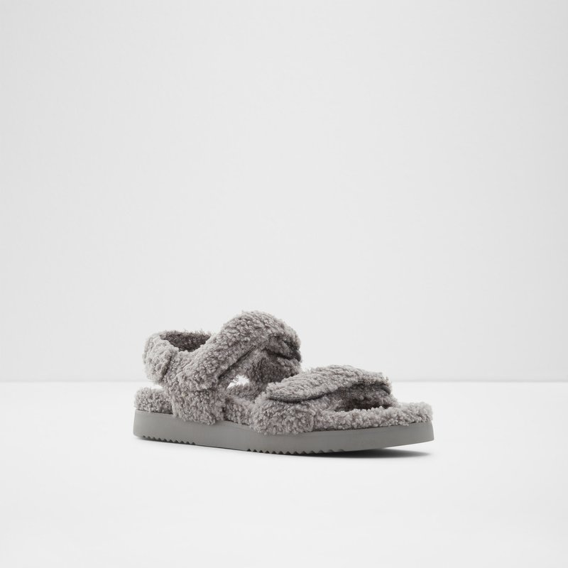 Aldo papuče CLOUD TEX FAUX FUR - siva 4