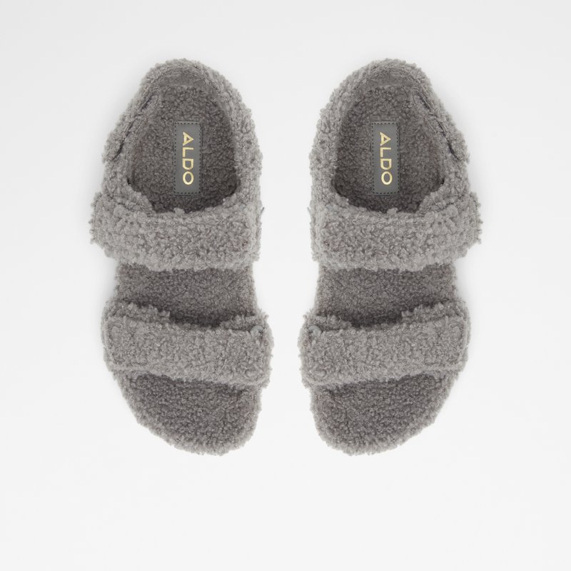 Aldo papuče CLOUD TEX FAUX FUR - siva 6