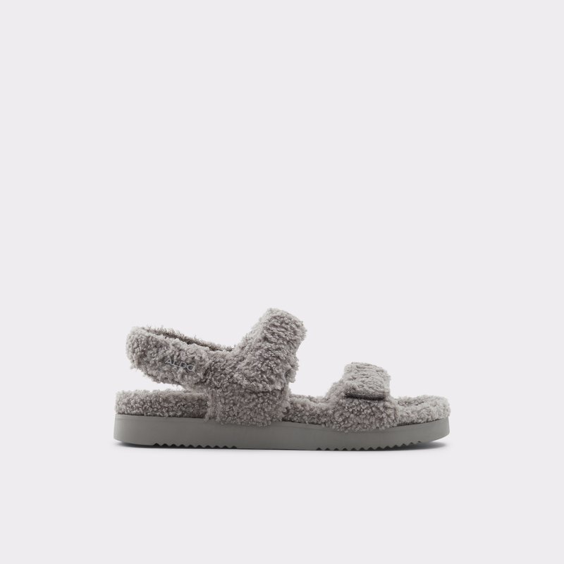 Aldo papuče CLOUD TEX FAUX FUR - siva 1