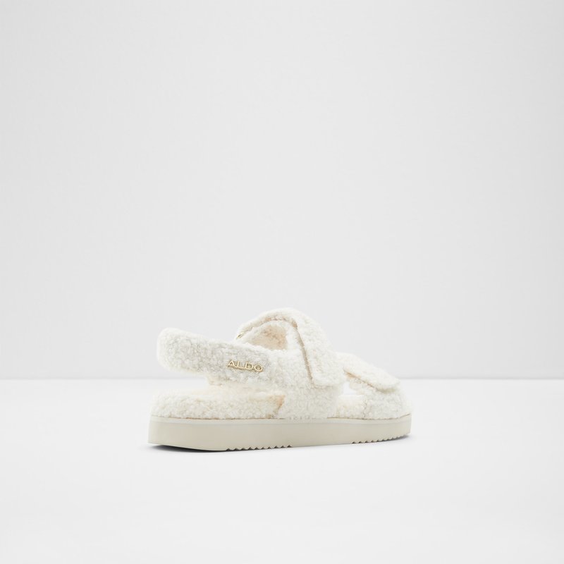 Aldo papuče CLOUD TEX FAUX FUR - bijela 2