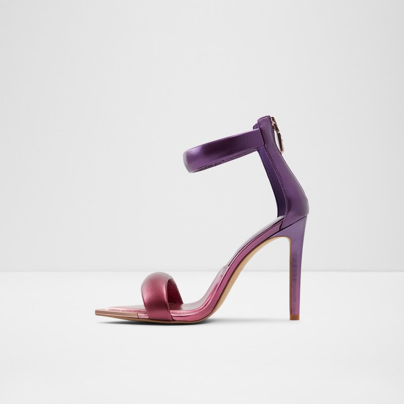 Aldo sandale na visoku petu CONTESA SYN METALLIC - multicolor 3