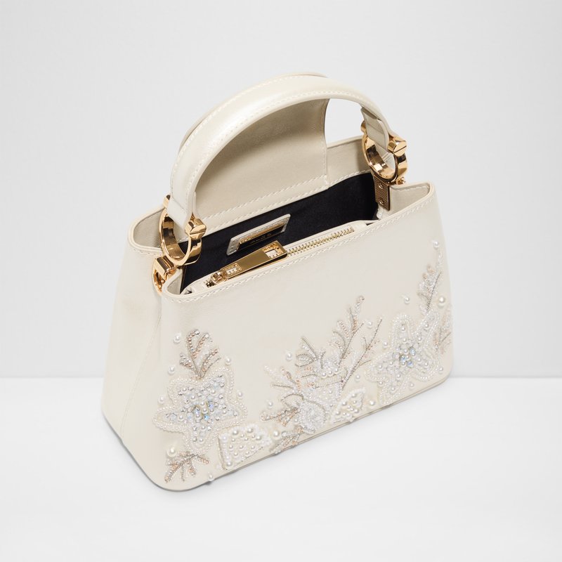 Aldo torbica za nošenje u ruci ili na ramenu CORALUNA SYN MIX MAT - bijela 4