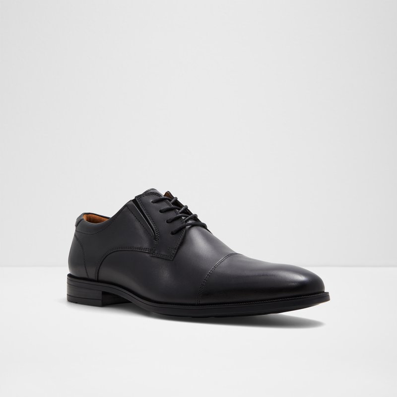 Aldo derby cipele CORTLEYFLEX-IN LEA SMOOTH - crna 3