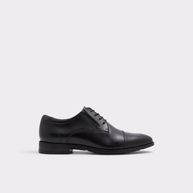 Aldo derby cipele CORTLEYFLEX-IN LEA SMOOTH - crna 1
