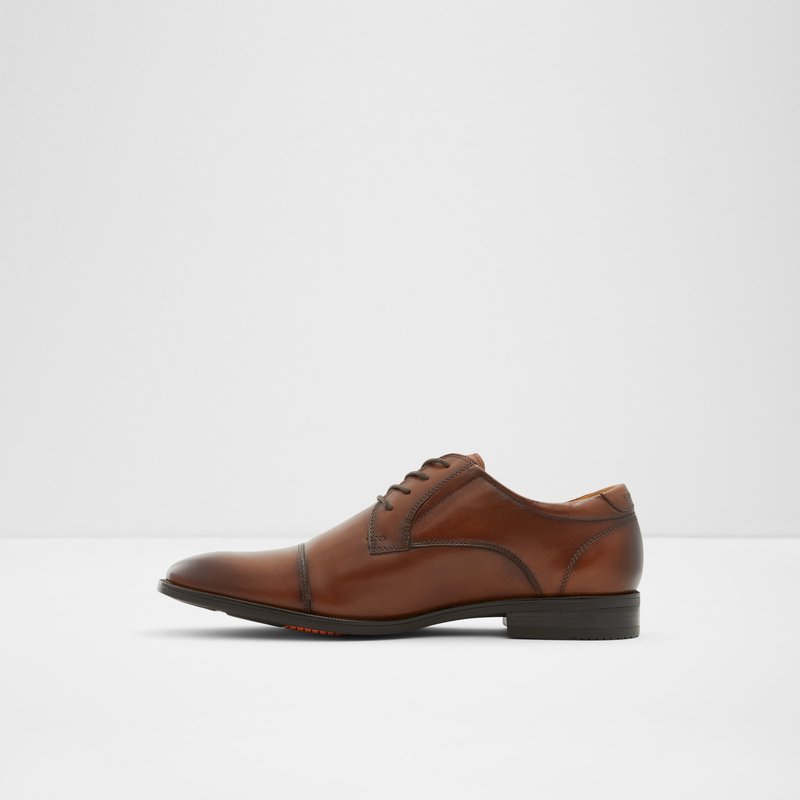 Aldo derby cipele CORTLEYFLEX-IN LEA SMOOTH - smeđa 2