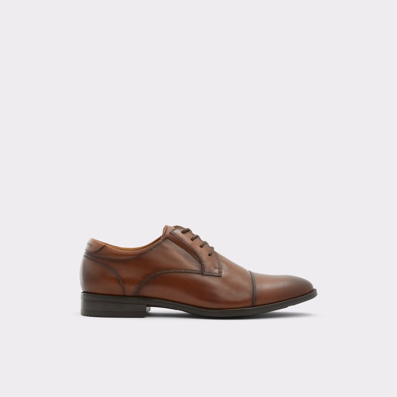 Aldo derby cipele CORTLEYFLEX-IN LEA SMOOTH - smeđa 1