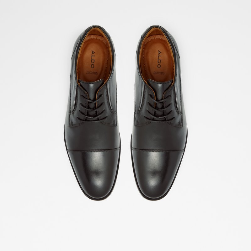 Aldo derby cipele CORTLEYFLEX LEA SMOOTH - crna 5