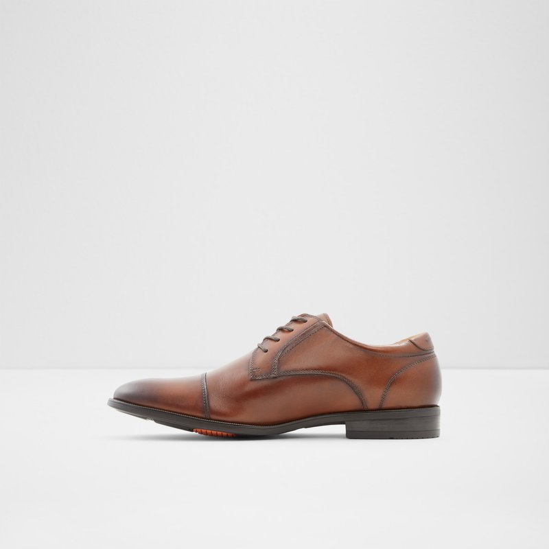 Aldo derby cipele CORTLEYFLEX LEA SMOOTH - smeđa 4