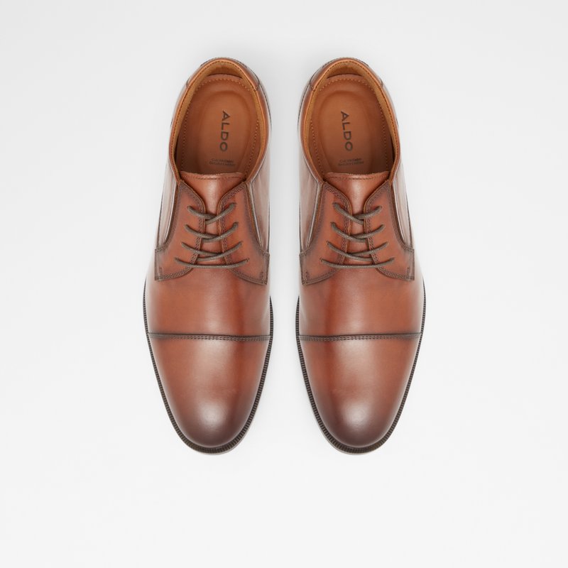 Aldo derby cipele CORTLEYFLEX LEA SMOOTH - smeđa 6